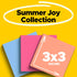 Post-it Super Sticky Notes, 3 Sticky Note Pads, 3 x 3 in., School Supplies for Students, Ideal for Textbooks, Notebooks, Walls and Vertical Surfac...
