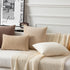 Kevin Textile Throw Pillow Covers Soft Corduroy Decorative Set of 2 Boho Striped Pillow Covers Pillowcases Farmhouse Home Decor for Couch Bed Sofa...