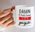 Retreez Funny Mug - Damn It Feels Good To Be a Gangster 11 Oz Ceramic Coffee Mugs - Funny, Sarcasm, Sarcastic, Motivational, Inspirational birthda...
