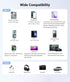 USB C to 3.5 mm Female Headphone Jack Adapter for Apple iPhone 15, iPad Pro, Google Pixel 6 5 XL, Samsung Galaxy S23 S22 Note 20, Sony HTC and Mor...