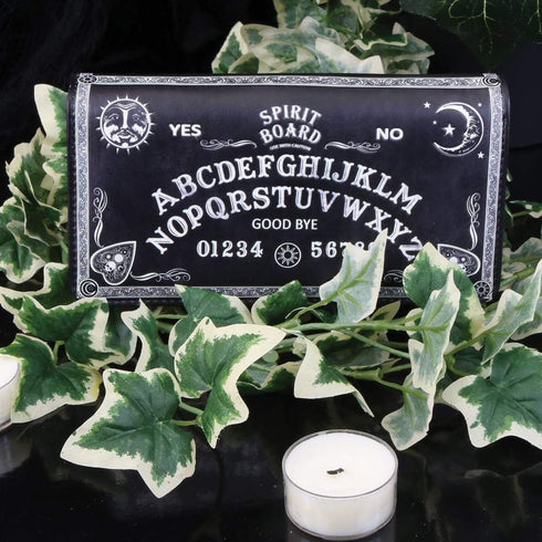 Nemesis Now Ouija Spirit Board Embossed Wallet, Gothic Purse, Occult Accessory, Black, 18.5cm...