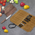 Knife Roll, Waxed Canvas Chef's Knife Roll Bag, 7 Knife Slots for Cutlery Knives and Kitchen Utensils, Knife Storage Case Knife Carrier Perfect fo...