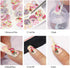 12 Sheets Rabbit Nail Stickers Animal Water Transfer Nail Decals Holographic Art Sticker Decal Rabbit Butterfly Flower Nail Art Design for Women G...