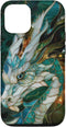 iPhone 13 Stained Glass Majestic Dragon - Stained Glass Window Art Case...