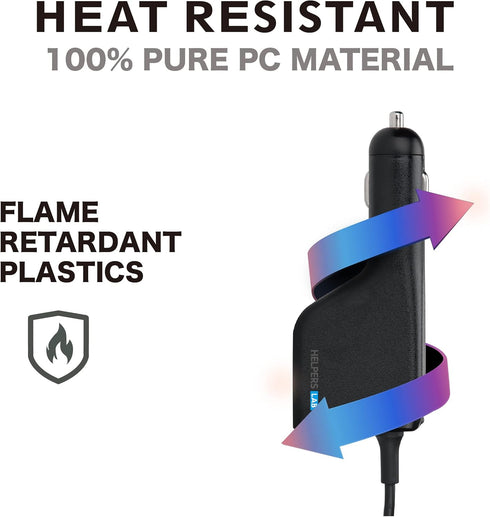 Laptop Car Charger with USB QC3.0 for HP Pavilion Compaq Presario Envy Elitebook ProBook 19V 4.74A 90W 18.5V 3.5A 65W...