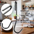 12 Pack Heavy Duty S Hooks, Black Pot Rack Holder Hanger Hooks Wire Shelf Hooks for Hanging Kitchen Utensils, Pots, Pans, Clothes, Towels, Plants ...