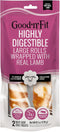 Good ‘n’ Fit Rolls Made with Real Lamb, 2 Large Rolls, Treat Your Dog to Long-Lasting and Highly Digestible Rawhide Chews...