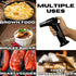 Blow Butane Cooking Torch, Ligther with Safety Lock and Adjustable Flame for BBQ, Baking, Brulee, DIY, Creme and Deserts | Viewing window for accu...