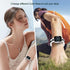 Silicone Band for Apple Watch Band 38mm 40mm 41mm Rosegold with 2 Pairs of Bee Charms Decor, Designer Sport Strap for Silver iwatch Bands Series 9...