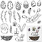 Hying Easter Eggs Clear Stamps for Card Making and Photo Album Decorations, Easter Rabbit Stamps Easter Words Rubber Stamps Seal for Crafting DIY ...