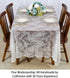 ShinyBeauty Lace-Tablecloth-Rectangular 60x120-Inch Lace Table Cloth 2 Pack Floral Lace Tablecloth White Vintage Table Cover Floral Overlay Tablec...