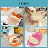 Zoie + Chloe Set of 3 Dough Press - Plastic Pastry Shaper & Empanada Maker Press With Crimped Crust Edges - Kitchen Tools For Making Dumplings, Ha...