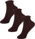 Womens Ankle Casual Socks Lace Ruffle Low Cut Knit Cotton Lettuce Socks for Women Girls...