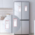 4Magnetic Notepads for Refrigerator Grocery List Magnet Pad for Fridge Magnetic Grocery List pad for Fridge 60 Sheets Per Note Pads (4 Fruits - 2)...