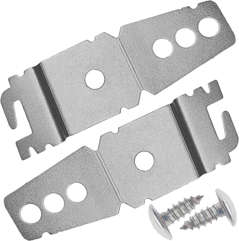 PartsBroz WP8269145 Dishwasher Bracket 8269145 (2-Pack) - Compatible With Whirlpool Dishwasher Mounting Bracket, KitchenAid, Kenmore, Maytag - Rep...