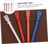 Silicone Glue Spreader 6pcs Glue Coated Sheet Leather Skiver Spachella Silicone Leather Glue DIY Leathercrafts Accessories Glue Applicator Handhel...