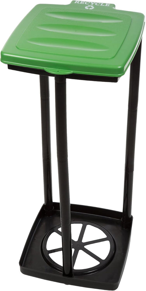 Portable Trash Bag Holder - Collapsible Trashcan for Garbage - Indoor/Outdoor Use - Ideal for Camping, Recycling, and More by Wakeman Outdoors (Gr...