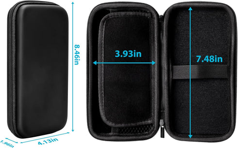 Electronics Organizer Travel Carrying Case Hard Shockproof, Travel Essential for Women Men, Power Bank Charger Cable Cord Accessories Pouch Tech B...