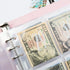 25pcs A5 Clear PP Pre-Numbered 100 Envelopes Money Saving Challenge 6 Ring Binder Inserts 2.5''x3.5'' White NO.1-100 Pouches Cash Stuffing Sleeves...