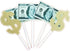 250gsm Cardstock 24pcs 100 Dollar Bill Cupcake Toppers Dollar Sign Cupcake Toppers Money Themed Decors for Birthday Anniversary Wedding Bridal Sho...