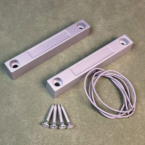 Home Security Wired Rolling Door Contact Magnetic Reed Switch MC-58 Alarm Sensor Magnetic Switch with 2 Wires for N.C. Applications...