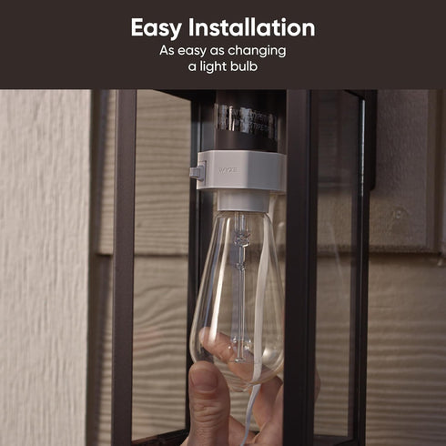 Wyze Lamp Socket Power Adapter for Wyze Cam v3/v4 (Camera Sold Separately)...