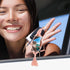 4 Pcs Car Picture Frames Macrame Hanging Photo Display Bohemian Car Hanging Accessories Car Rearview Mirror Pendant Car Decoration Hanging Ornamen...