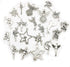 iloveDIYbeads 100g (66pcs) Craft Supplies Antique Silver Wings Angel Fairy Charms Pendants for Crafting, Jewelry Findings Making Accessory for DIY...