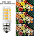 E17 LED Bulb, Stovetop Light, Appliance Bulb Under Microwave Oven, Non-Dimmable, 4W Warm White 3000K, 110V-130V, 6-Pack...