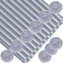 Silver Wax Seal Sticks, ONWISE 20pcs Glue Gun Wax Sealing Sticks Suit for 0.43‘’ Glue Gun, Great for Wax Seal Stamp, Wedding Invitations, Envelope...