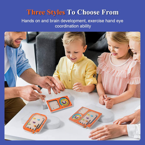 WODI Marble Maze Marbles for Kids Montessori Toys for 3+ Pinball Machine Game Preschool Toys Educational Toys Toddler Activities Learning Resource...