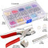 K Kwokker Snaps Buttons for Sewing with Snap Pliers 9.5mm ???? ???????????? Metal Snaps for Clothes, Children's Bodysuit, Romper, Bib Crafting, Sn...
