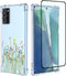 Phone Case for Galaxy Note 20 5G Case, Samsung Note 20 SM-N981U Case, Clear Case Flower Garden Patterns Protective Phone Cover for Samsung Galaxy ...