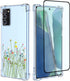 Phone Case for Galaxy Note 20 5G Case, Samsung Note 20 SM-N981U Case, Clear Case Flower Garden Patterns Protective Phone Cover for Samsung Galaxy ...