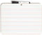 U Brands Dry Erase Lap Board, Double Sided, Ruled and Plain, 9 x 12 Inches, Dry Erase Marker Included (484U06-24)...