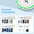 15W Wireless Charging Pad Fast for Motorola Edge 2024,Razr 50 Ultra,G Stylus/Power 2024,Edge 50,Razr+/Razr,Android Wireless Charger Station for Sa...