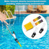 2PCS Swimming Pool Skimmer Basket Handle, Skimmer Basket Hook, Long Stainless Steel Skimmer Lid Lifting Hook for Pool Cleaning and Pool Maintenanc...