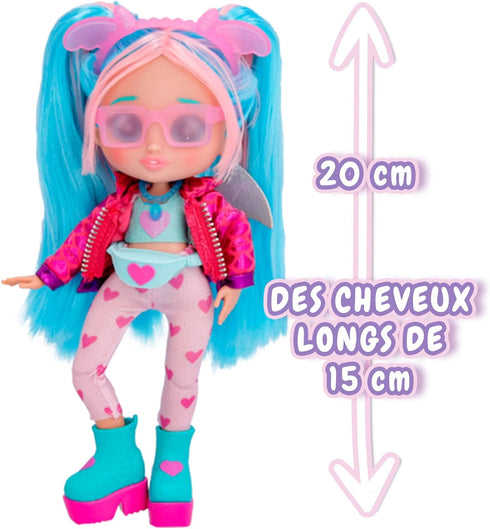 Cry Babies BFF Bruny Fashion Doll with 9+ Surprises Including Outfit and Accessories for Fashion Toy, Girls and Boys Ages 4 and Up, 7.8 Inch Doll,...