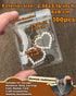 100Pcs PVC Jewelry Pouches Clear Zipper Bags Anti Oxidizing Earrings Storage Bags for Storage Jewelry Packing Bags...