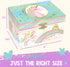Giggle & Honey Musical Unicorn Jewelry Box for Girls - Kids Jewelry Box with Spinning Unicorn, Unicorn Gifts for Girls, Unicorn Toys - 6 x 4.7 x 3...