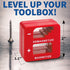 Demagnetizer and Magnetizer - Red - for Screwdrivers Tips, Bits, and Small Tools, Large or Big Screws, Drills, Drill Bits, Sockets, Nuts, Bolts, N...