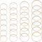 70pcs Beading Hoop Earrings for Jewelry Making,Round Beading Hoop Earrings Beading Hoop Earring Circle Connectors for DIY Craft,Earring Necklace,C...