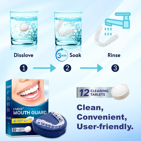Mouth Guard for Grinding Teeth at Night, Sleep Mouth Guard, Mouthguards for Grinding of Teeth, Night Guards for Teeth Grinding, Mouth Guard for Cl...