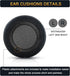 Upgraded Replacement Ear Pads Cushion for Corsair Virtuoso RGB Wireless SE XT Gaming Headset, Premium Fabric, Softer Memory Foam, Added Thickness ...
