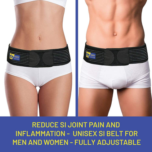 Everyday Medical SI Belt - Sacroiliac Joint Belt for Men and Women I Hip Support Brace - Support and Alleviate Si Joint, Pelvis, Sacral, Sacrum, H...