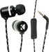 KICKER Microfit 46EB94 Wired Earbuds | in-Ear Noise-Isolating Earphones Silicone Ear Tips 3 Sizes | in-Line Mic and Multi-Function Button | Clear ...