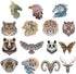 Animals Patches - Iron on Stickers Heat Transfer Appliques Cool Retro Folk-Custom Badges Logo with Butterfly Unicorn Dragon Lion Owl Tiger Design ...