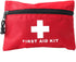 Red First Aid Bag Empty First Aid Kit Empty Waterproof First Aid Pouch Small Mini for First Aid Kits Pack Emergency Hiking Backpacking Camping Tra...