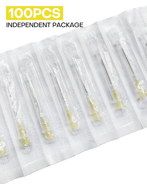 20 Gauge 1 Inch(25MM) Needle Industrial Accessories for Lab Measuring, Refilling Ink and Crafts 100Pcs Individually Packed...