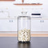 34oz Acrylic Storage Jar, Airtight Lid with Silicone Sealing Ring, Ideal Canister Container for Sugar, Tea, Spices, Herbs, Shells, Bath Salt, Chri...